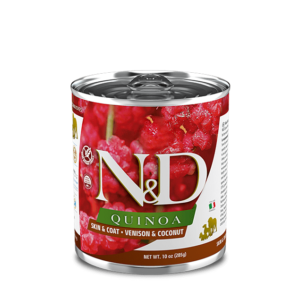 N & D Dog Quinoa Venison Coconut 285 Gr