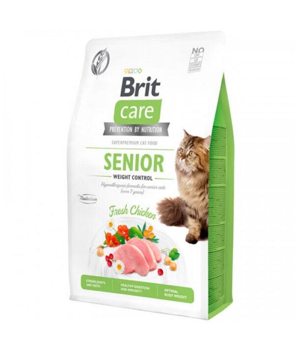 Brit Care Cat GF senior Weight Control 2 kg