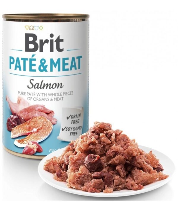 Brit Care Pate & Meat Salmón 400 Gr