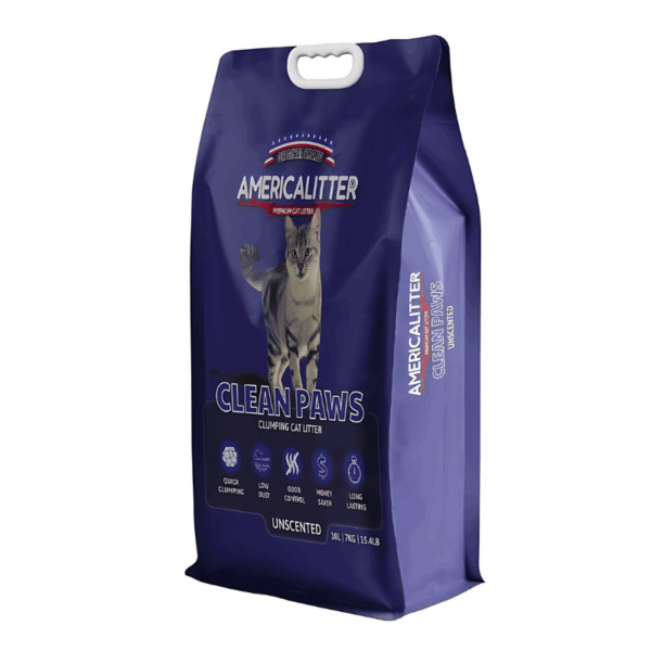 America Litter Odor Seal Clean Paws 15 Kg.