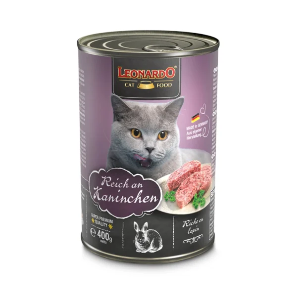 Leonardo Latas Quality Seleccion Conejo 400 Gr.