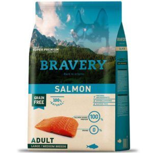 Bravery Salmon Adult Larg/Medium Breeds 4 Kg.